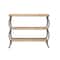 Brown Iron Rustic Console Table, 33" x 39" x 13"